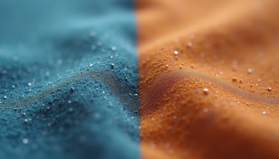 Merino wool vs synthetic base layer fabric texture close-up comparison