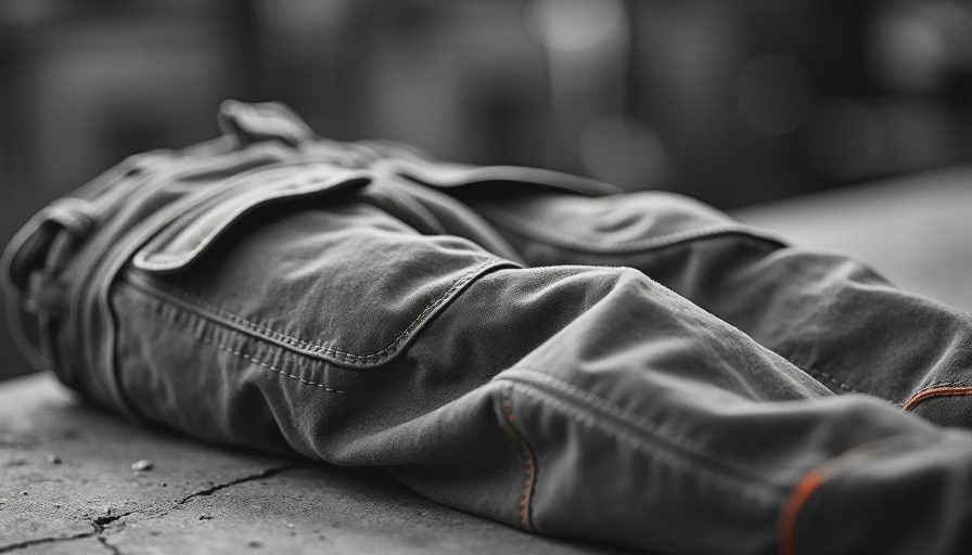 Visual context for cargo work pants