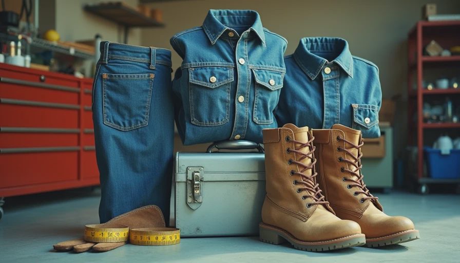 Visual context for overalls for men