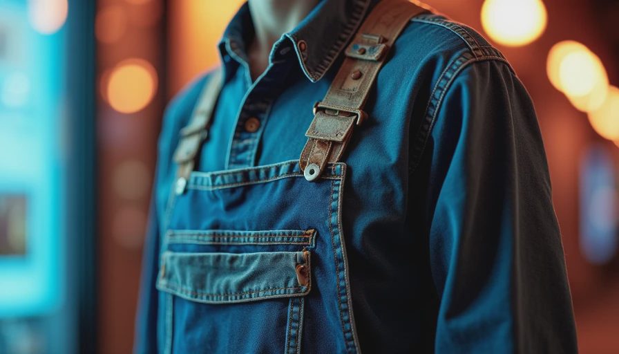 Visual context for bib overalls