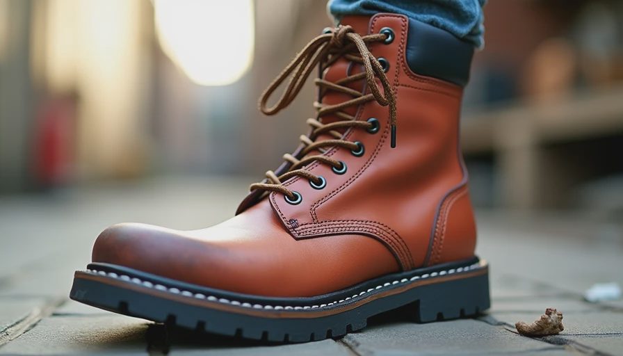 Visual context for 10 inch work boots