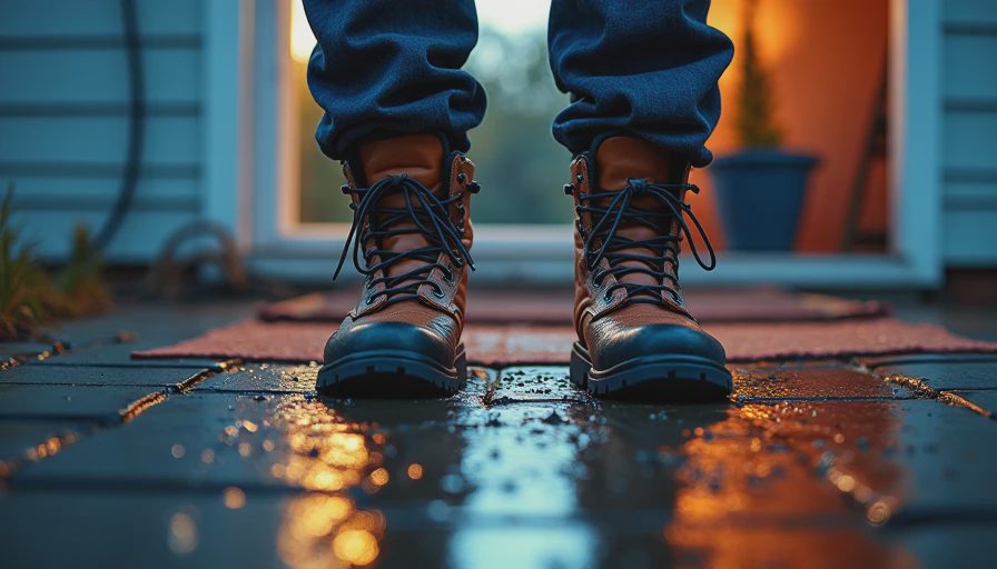 Visual context for waterproof boots