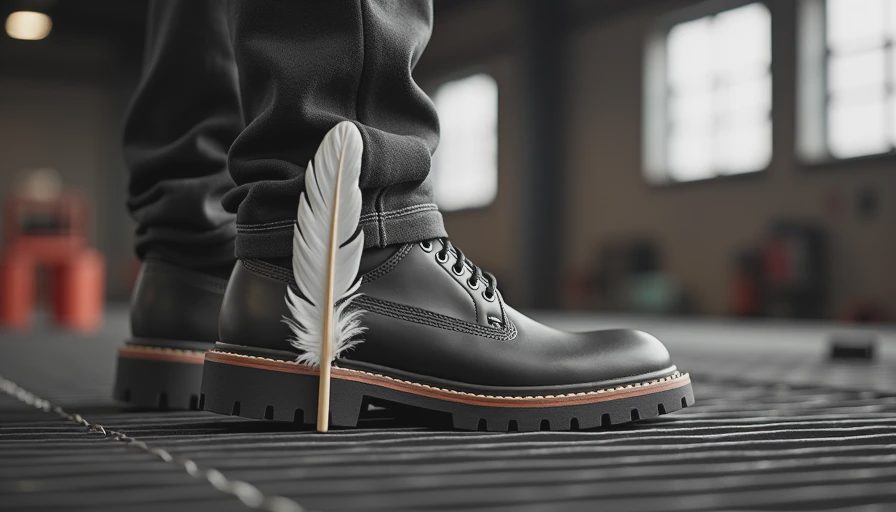 Visual context for composite toe vs steel toe